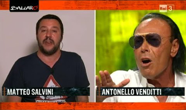 Scontro televisivo sulla politica