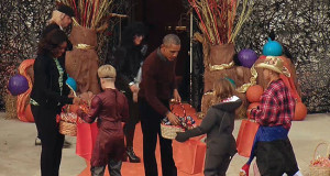 Festa di Halloween con Barack Obama e la First Lady Michelle