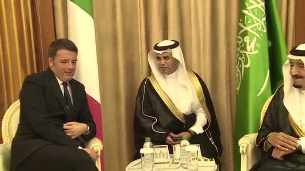Viaggio di Matteo Renzi in Arabia Saudita