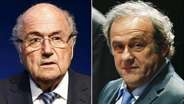 Joseph Blatter e Michel Platini