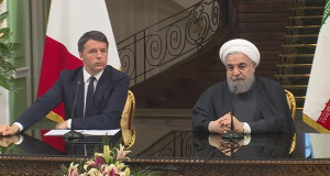 Il presidente del Consiglio Matteo Renzi in Iran