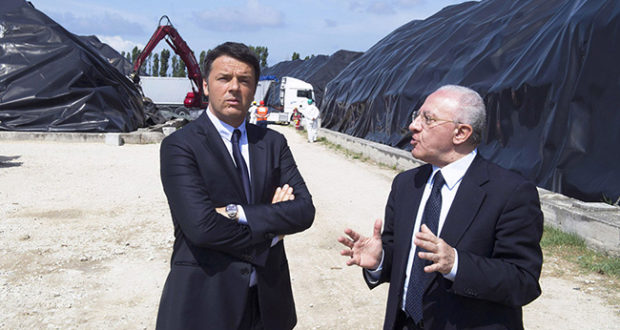 Matteo Renzi visita la Terra dei Fuochi in Campania