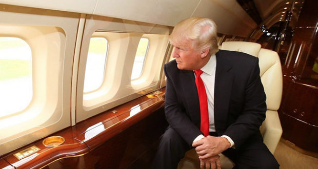 L'aereo privato di Donald Trump