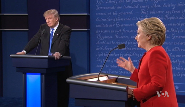 Hillary Clinton si aggiudica il duello TV con Trump