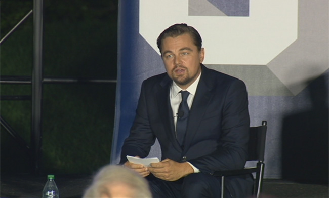 Discorso di Leonardo DiCaprio sul cambiamento climatico