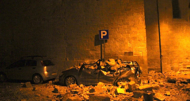 Terremoto Centro Italia - Immagini di Camerino