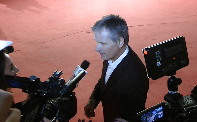 Viggo Mortensen alla festa del Cinema di Roma