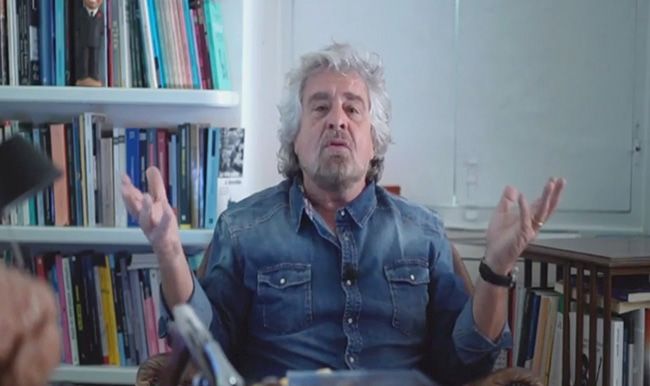 Discorso di fine anno di Beppe Grillo