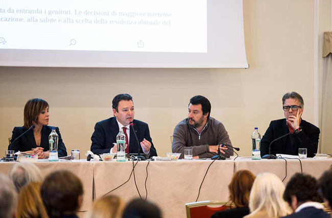 Affidamento condiviso dei figli: anche Salvini presente al convegno