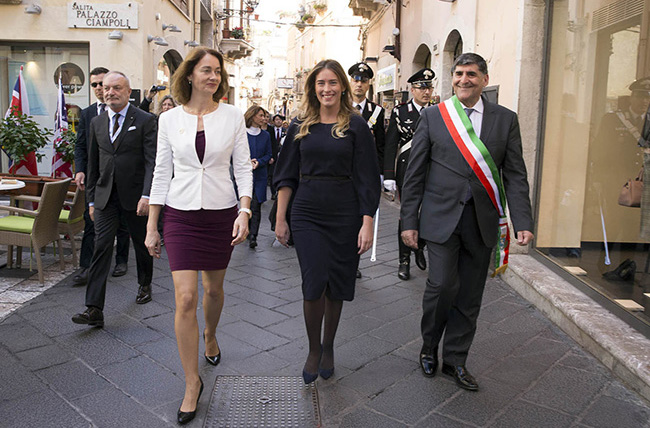 Maria Elena Boschi al G7 sulle Pari Opportunità di Taormina