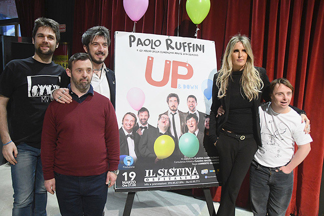 Il cast dello spettacolo Up&Down