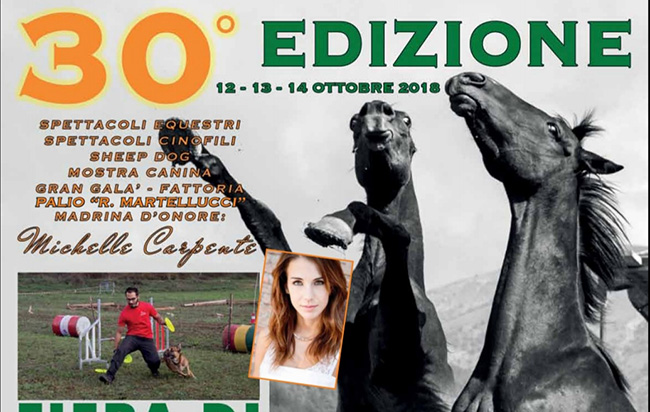 Fiera di Arischia, Michelle Carpente conduttrice della 30° edizione Fiera di Arischia