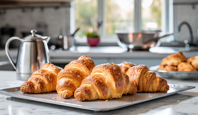 Preparazione croissant