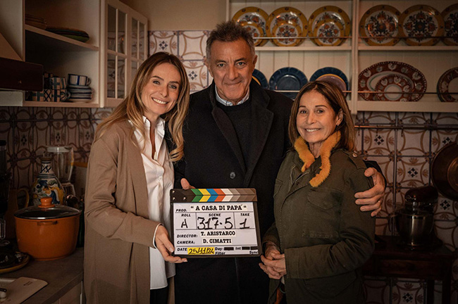 Set della serie tv "A casa di papà"