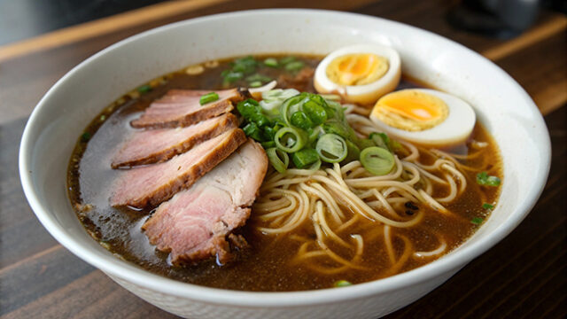 Ricetta ramen con brodo di maiale