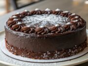Un dolce vegano irresistibile: torta al cioccolato fondente con avocado e latte di mandorle Ricetta torta al cioccolato fondente con avocado e latte di mandorle