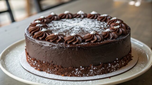 Ricetta torta al cioccolato fondente con avocado e latte di mandorle