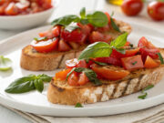 Il sapore dell’estate: bruschette gourmet con pomodori e basilico fresco