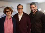 Gabriele Muccino debutta a teatro con “A casa tutti bene” Anna Galiena, Gabriele Muccino e Giuseppe Zeno