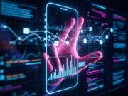 L’algoritmo di TikTok non è più un mistero: le 5 nuove tendenze di contenuti per il 2025 Mano che tocca un ologramma luminoso che svela la struttura nascosta dell'algoritmo di TikTok.