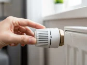 Valvole Termostatiche: l’errore sui numeri (da 0 a 5) che gonfia la bolletta del gas Mano che regola la valvola termostatica del termosifone sul numero 3 per risparmiare gas