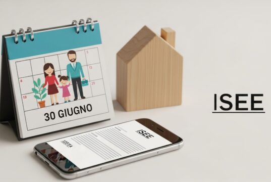 Assegno unico e Isee in ritardo: la verità sugli arretrati di gennaio e febbraio Calendario con data 30 giugno e smartphone con documento ISEE per l'Assegno Unico