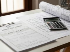 Bonus mobili e caldaie 2026: nuove detrazioni, limiti ISEE e restrizioni UE Documenti fiscali italiani dell'Agenzia delle Entrate su una scrivania con planimetria e calcolatrice.