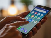 Samsung chiude la vecchia app Messaggi: come passare a Google senza perdere i propri SMS Mani di una persona adulta che usano uno smartphone Samsung per aprire la nuova app per i messaggi