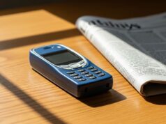 Il Nokia 3310 pesava 133 grammi: cosa ci manca davvero del telefono che non si rompeva mai Nokia 3310 blu originale del 2000 poggiato su un tavolo di legno con luce naturale, accanto a un giornale ripiegato