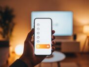 Netflix cambia le regole dei profili condivisi: chi rischia di restare fuori e perché Mano che regge uno smartphone con la lista dei profili Netflix e l'icona email da aggiungere in evidenza