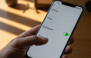 WhatsApp cambia aspetto ai messaggi: cosa succede e come tornare alla versione classica Mano che disattiva il toggle delle animazioni nelle impostazioni chat di WhatsApp